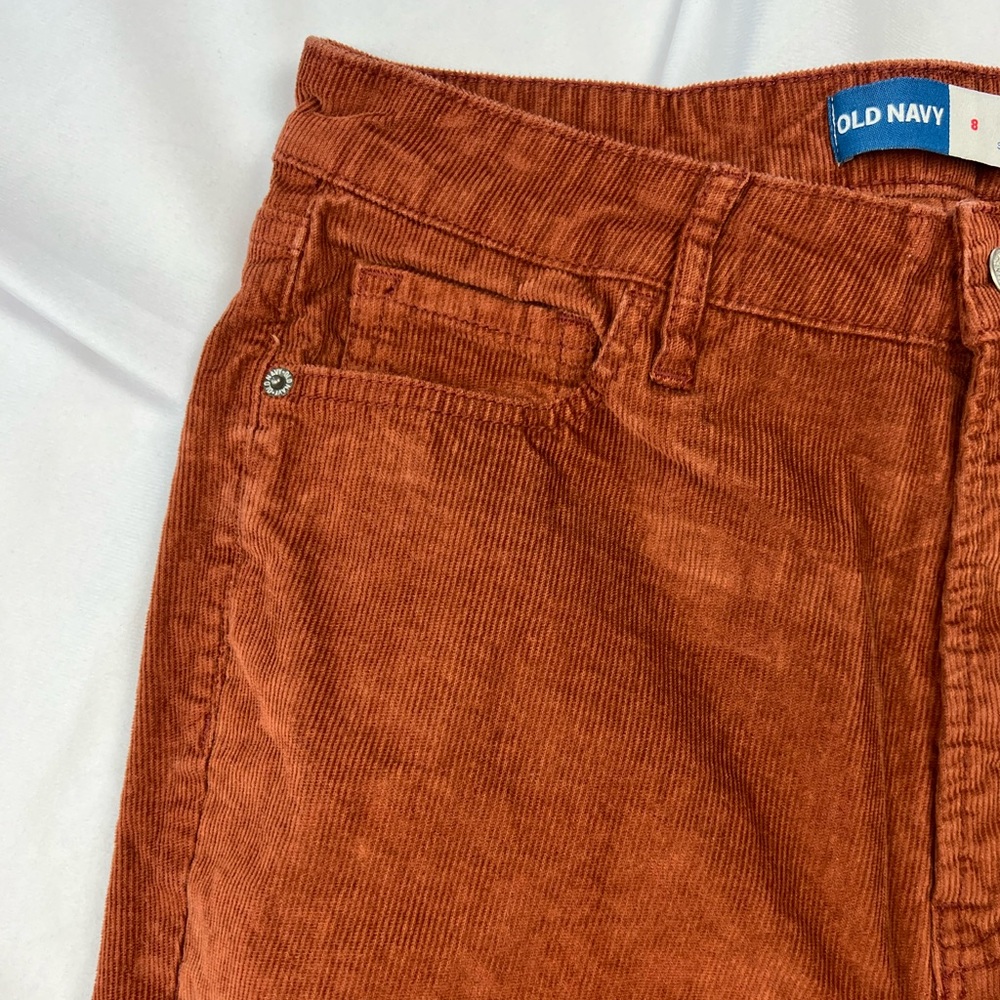 Women's Old Navy Extra High-Rise Cord Corduroy Kicker Boot Cut Pants Size 8 - Picture 4 of 7